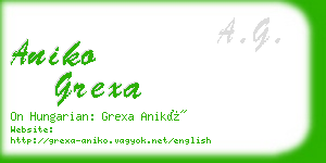 aniko grexa business card